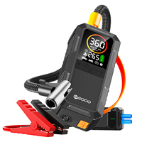 Compresseur à double cylindre 8000A 25mm, booster 12V intelligent, gonfleur de pneus 10000mAh, super pompe à air, batterie externe, démarreur de batterie de voiture