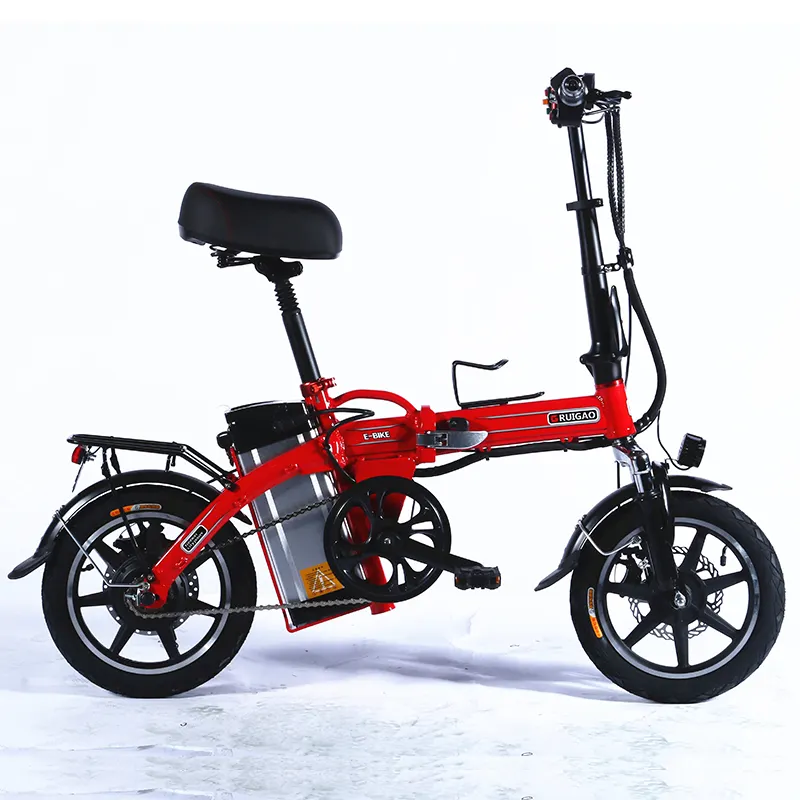 Katlanabilir bisiklet 36v voltaj pil ile 2024 elektrikli bisiklet çıkarılabilir elektrikli katlanır bisiklet