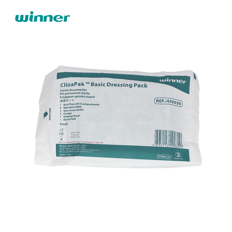 CE high quality non-woven fabric piece wound care Blister surgery kit