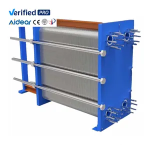 Aidear Used large wide gap ss304 316 plate and frame heat exchanger for hot water