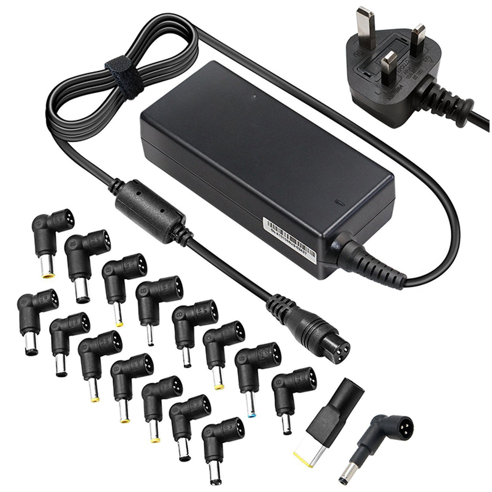 Batería Externa para portátil, adaptador de corriente múltiple de 65W AC DC para Dell, Lenovo, HP, Samsung, Acer, Asus, Cargador Universal para ordenador portátil