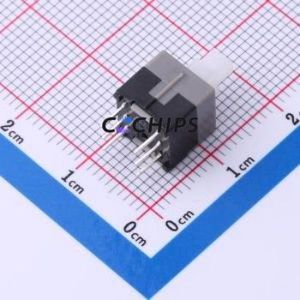 PB-22E85L Push Button Switch Through hole Component (THT)-6P,8.5x8.5mm Switch Self-Locking - Product Image 2