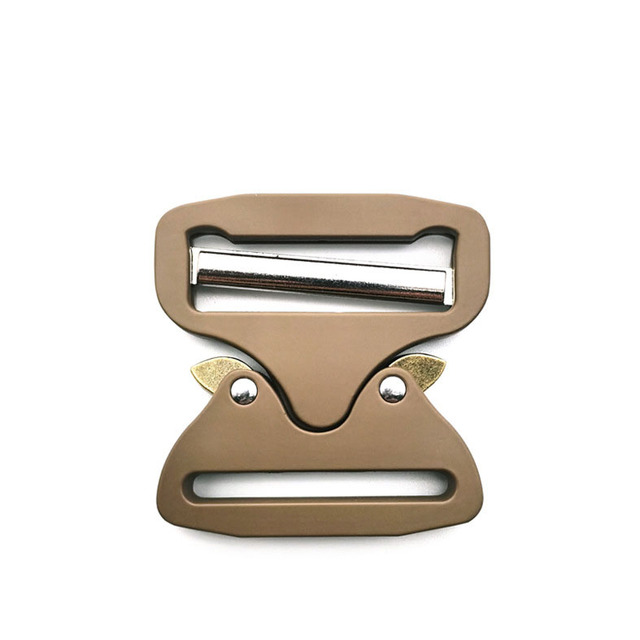 Quick Release Classic Leather Metal Clip Belt Buckle-Durable Waterproof & Eco-Friendly Customizable Color & Logo