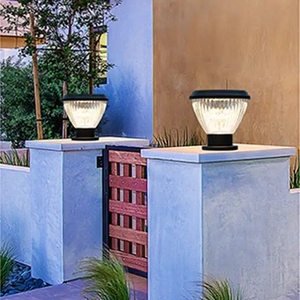 Small Bridge Guardrail Waterproof Courtyard Wall Light Solar Outdoor Garden Riverside Lakeside Fence Light Lighting