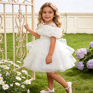 <span class=keywords><strong>Robe</strong></span> de fête d'anniversaire pour enfants MQATZ, 2 ans, sans manches, col rond, longueur genoux, volants, paillettes, <span class=keywords><strong>robe</strong></span> de princesse - Product Image 2