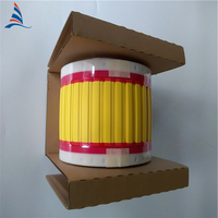 Etiquetas termocontraíbles CTMS-125 equivalentes a Dymo, funda marcadora de cables imprimible, tubo marcador de cables para cableado