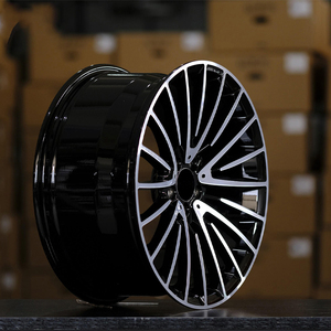 ล้อแม็กซ์แบบ Staggered ขนาด 18-20 นิ้ว น้ำหนักเบา ลายหลายก้าน PCD 5x112 หน้าเจียรดำ ผลิตจากอะลูมิเนียมฟอร์จ สำหรับรถเมอร์เซเดสใหม่ - Product Image 2