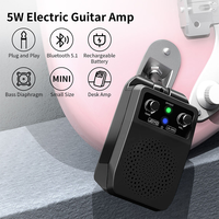 Amplificateur de basse JOYO JA-05G, amplificateur miniature Plug and Play avec fonction pour guitare électrique, basse, plastique noir