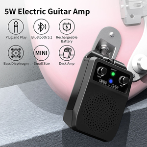 מגבר רמקול לגיטרה בס JOYO JA-05G, מיני מגבר Plug and Play עם פונקציה לגיטרה חשמלית, בס, פלסטיק שחור - Product Image 5