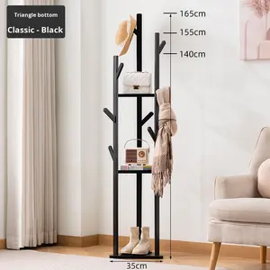 Cintre vertical en bambou au <span class=keywords><strong>design</strong></span> minimaliste moderne avec fonction de suspension pour meubles de maison; pour chambre à coucher - Product Image 6