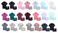 Vente en gros d'usine en stock vêtements de salon pour femmes en viscose de bambou modal respectueux de la peau robes de nuit de pyjama pour femmes