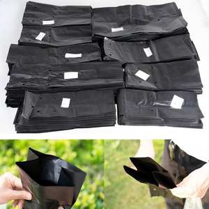 Bolsas de Cultivo Transpirables de Plástico Negro Personalizadas para Plantas, Bolsas de Polietileno con Orificios para Semillas, Bolsas de Cultivo para Plantas de Vivero - Product Image 3