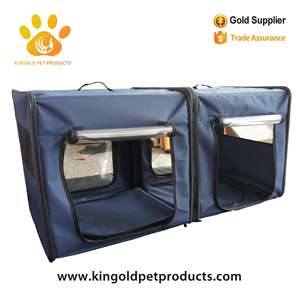 Üretici seyahat taşınabilir katlanabilir köpek sandık seyahat evcil hayvan çantası araba katlanır su geçirmez Pet yumuşak kafes - Product Image 6