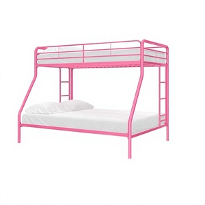 Good Quality School Furniture Kids Metal Two Bunkbeds Double Metallic Beds <b>Frame</b> Bunk - Product Image 1