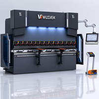 Presse plieuse hydraulique CNC 220T 3200mm 4+1 axes DA-53TX Delem, machine de pliage automatique de tôles d'aluminium, construction OEM, CE
