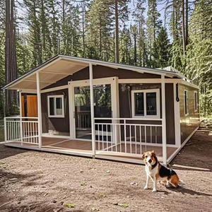 Casa de contenedores de acero expandible, casa prefabricada para uso en hoteles y centros comerciales, Instalación rápida, diseño moderno, China - Product Image 1