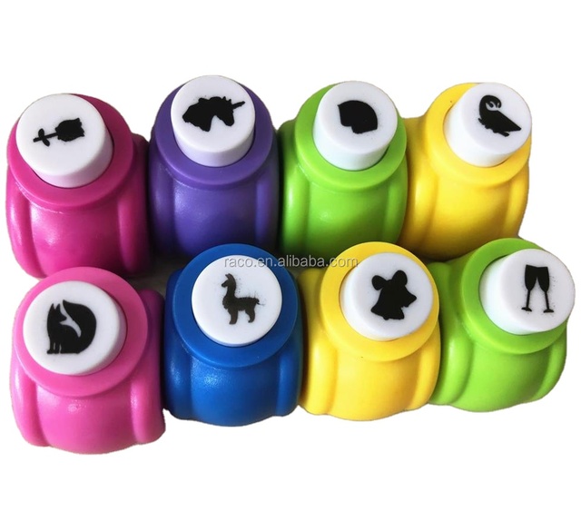 Different Shapes 1 cm Craft Punch for Paper Eva Foam Felt Kids Diy Set