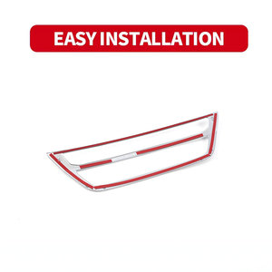 คอนโซลกลางแบบ5ชุดอุปกรณ์เสริมภายใน<span class=keywords><strong>รถ</strong></span> ABS คาร์บอนไฟเบอร์สแตนเลสสำหรับ2017 - Product Image 6