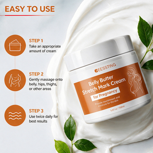 Crema Corporal Hidratante Profunda y Suavizante para el Cuidado Diario de la Piel en el Embarazo, Crema para Estrías - Product Image 5