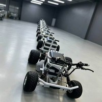 Quad électrique tout-terrain avec moteur 1000W, différentiel à haute et basse vitesse, essieu arrière, kart pour adultes avec remorque