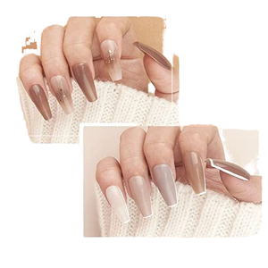 Kit de Vernis à Ongles Gel Transparent Cristal Laité HONEY GIRL OEM, Collection de Vernis Gel UV Rose Gelée pour Nail Art, Idéal Cadeau - Product Image 3