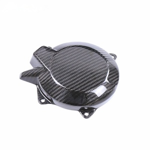 Couvercle de moteur en fibre de carbone sèche 3K pour Kawasaki H2 H2R 2015+, coque de protection du moteur de moto - Product Image 2