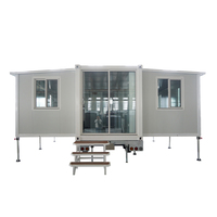 Maisons modulaires portables mobiles préfabriquées de luxe de 20 pieds remorque de bureau sur le terrain petite maison sur roues à vendre