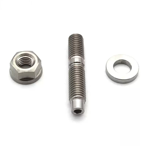 Nhà Máy Bán Titan Bánh Xe Stud Và Nut Gr5 M14x1.25 75 Mm Chủ Đề Stud 75 Mm Mở End Nut Rod Bu Lông Titan Stud - Product Image 5