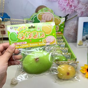 En gros, Jouet alimentaire simulé en forme de pomme de terre, changeant de couleur, créatif, anti-stress, à rebond lent, type boîte surprise - Product Image 4
