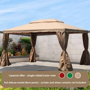 Tente de <span class=keywords><strong>terrasse</strong></span> multifonctionnelle en alliage d'aluminium Nouvelle structure d'une chambre à coucher résistante au vent pour la cour extérieure pour l'été - Product Image 3