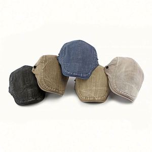 Casquette Gavroche Unisexe Homme Femme Style Gatsby Chic Couleur Unie Premium Sport Décontracté Toutes Saisons Marque Personnalisée Vente en Gros - Product Image 2