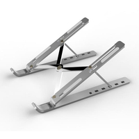 Support d'ordinateur portable en alliage d'aluminium réglable en hauteur support d'ordinateur portable support de tablette pliable de bureau pour support d'ordinateur portable MacBook