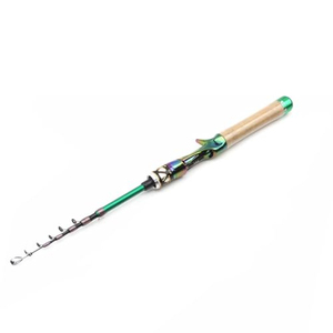 Caña de Pescar Fisherman's Quick Shark de Carbono para Lanzamiento Ultra Largo, Acción Media-Rápida, para Pesca en Lago y Costa, Mango Recto - Product Image 1