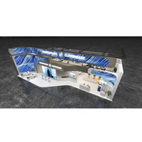 Diseño Creativo de Techo de Celosía para Stand de Madera |   Uso en Múltiples Escenarios para Exposiciones Internacionales Globales