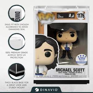 Estuche Protector <span class=keywords><strong>Funko</strong></span> <span class=keywords><strong>Pop</strong></span> - <span class=keywords><strong>Caja</strong></span> de Exhibición Acrílica - Diseño Apilable Resistente Apto para Figuras de Vinilo - Base Negra - Product Image 4