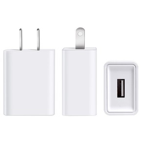 <b>Usb</b> Charger 5V1A 10W American Standard <b>Plug</b> White Single Port Adapter For Mobile Devices - Product Image 2