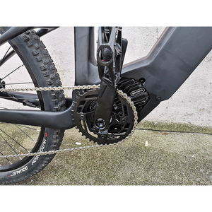 Bafang — vélo électrique de 500W avec cadre à entraînement central, 48V, en fibre de carbone, <span class=keywords><strong>pour</strong></span> la course d'enduro, Suspension complète, en stock - Product Image 2