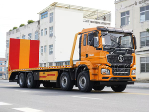 Camion de dépannage à plateau plat SHACMAN 8x4 professionnel de 25 tonnes, solution de remorquage de véhicules, opération à une personne, pour le dégagement du trafic urbain - Product Image 6