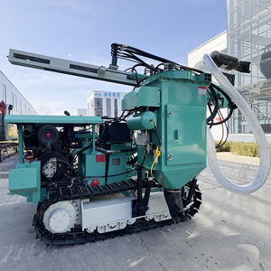 HF 디젤 크롤러 <span class=keywords><strong>DTH</strong></span> 표면 발파 드릴 장비 엔진 펌프 신형 기어박스 모터 베어링 40m 드릴링 깊이 간편 조작 광산용 - Product Image 3