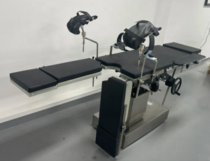 Mj मेडिकल बेस्ट सेलिंग मैनुअल स्टेनलेस स्टील परीक्षा टेबल स्त्री रोग वितरण बिस्तर यूरोलॉजी ऑपरेटिंग टेबल - Product Image 4