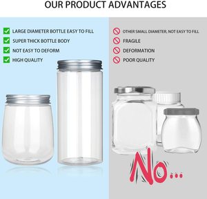 Biểu Tượng Tùy Chỉnh 500Ml Nước Trái Cây Nước Giải Khát Cup Với Nắp Nhôm Cấp Thực Phẩm PS Nhựa Trà Sữa Chai Bán Buôn Trà Trái Cây Uống Chai - Product Image 4