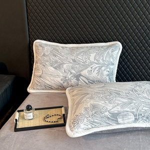 <span class=keywords><strong>Set</strong></span> di Biancheria da Letto in Velluto Goffrato, 4 Pezzi, Spesso e Caldo, Lavabile in Lavatrice, Grigio - Product Image 4