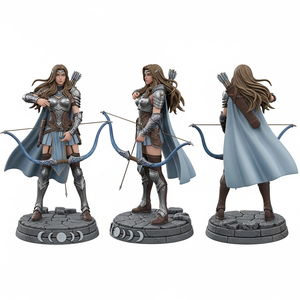 Özel baskı 3D PVC reçine Moonlight hunşekilli kalıp heykeli hediye koleksiyonu masaüstü süsler - Product Image 6