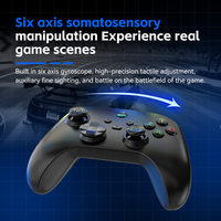 Manette de jeu sans fil Gamegaga G6 pour Switch/iOS/Android/PC, prend en charge le streaming multimédia, manette de jeu pour téléphone portable