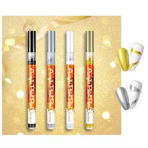 Art Graffiti Pen <span class=keywords><strong>disegno</strong></span> impermeabile pittura Liner Brush linee astratte fai-da-te dettagli Nail Art Beauty Tool - Product Image 6