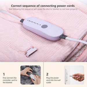 New Arrival Knitted Milk Fleece Sofa <strong>Bed</strong> <strong>Throw</strong> <strong>Super</strong> Soft <strong>King</strong> Size Electric Heated Blanket Temperature Control for Winter Use - Product Image 2