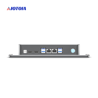 Komputer Panel Industri Tanpa Kipas 10,1 Inci dengan Layar Sentuh W10RW-T, Tampilan HMI Tertanam untuk Otomasi