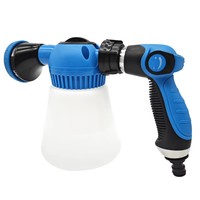 Canon à mousse à basse pression pour lavage de voiture, pistolet à mousse de 5 gallons, lance-mousse à fixer sur tuyau standard pour le detailing automobile à domicile