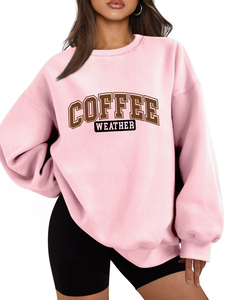 <span class=keywords><strong>Sweat</strong></span>-shirt <span class=keywords><strong>vintage</strong></span> imprimé brodé personnalisé pour femmes, en polycoton doux, col rond, pull ample, épaules tombantes, streetwear - Product Image 5