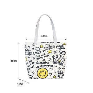 กระเป๋าช้อปปิ้งแบบถือจากโรงงาน<span class=keywords><strong>ที่</strong></span>ปรับแต่งได้ พร้อมลวดลายโฮโลแกรม วัสดุผ้าแคนวาสนำกลับมาใช้ใหม่ได้  กระเป๋าช้อปปิ้งสำหรับเดินทางพร้อมโลโก้แบบกำหนดเอง - Product Image 6